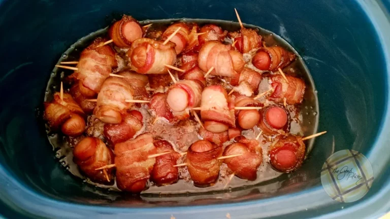 Bacon wrapped brown sugar hotdogs