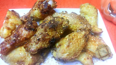 Golden dragon wings air fried