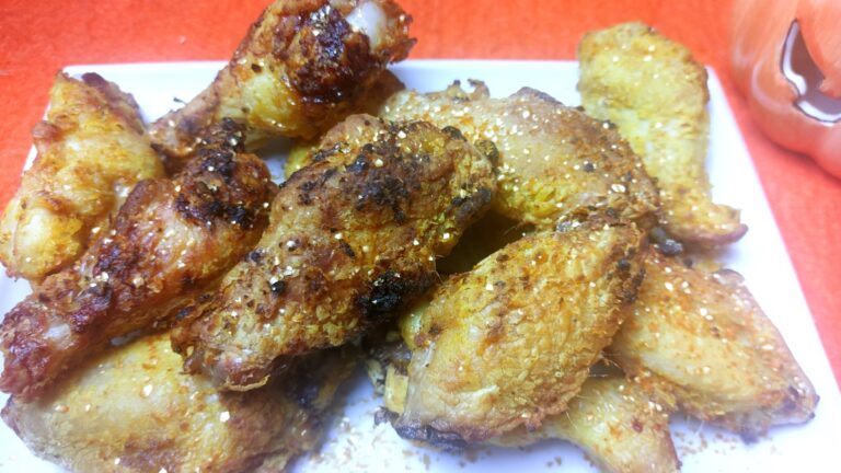 Golden dragon wings air fried