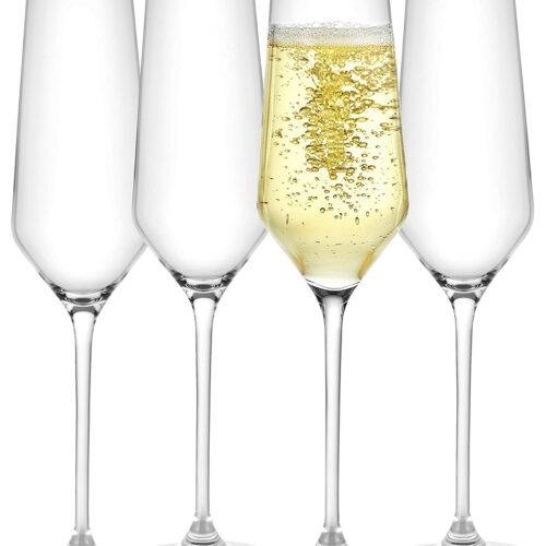 champagne flutes