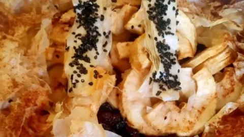 Apple Phyllo Cheese Pie Recipe