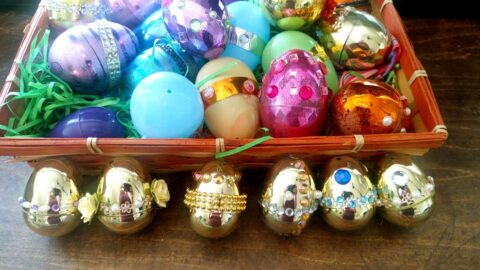 Faberge-style Easter eggs