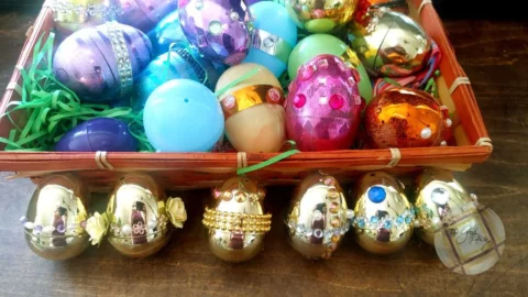 Faberge-style Easter eggs