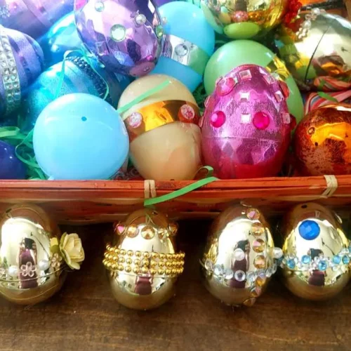 Faberge-style Easter eggs