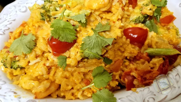 Pimento Cheese Shrimp and Rice