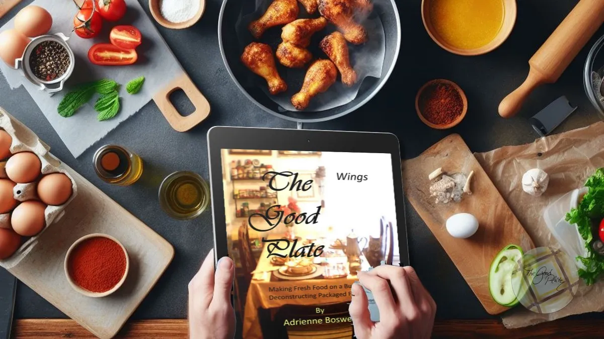 The Good Plate - Wings by Adrienne Boswell