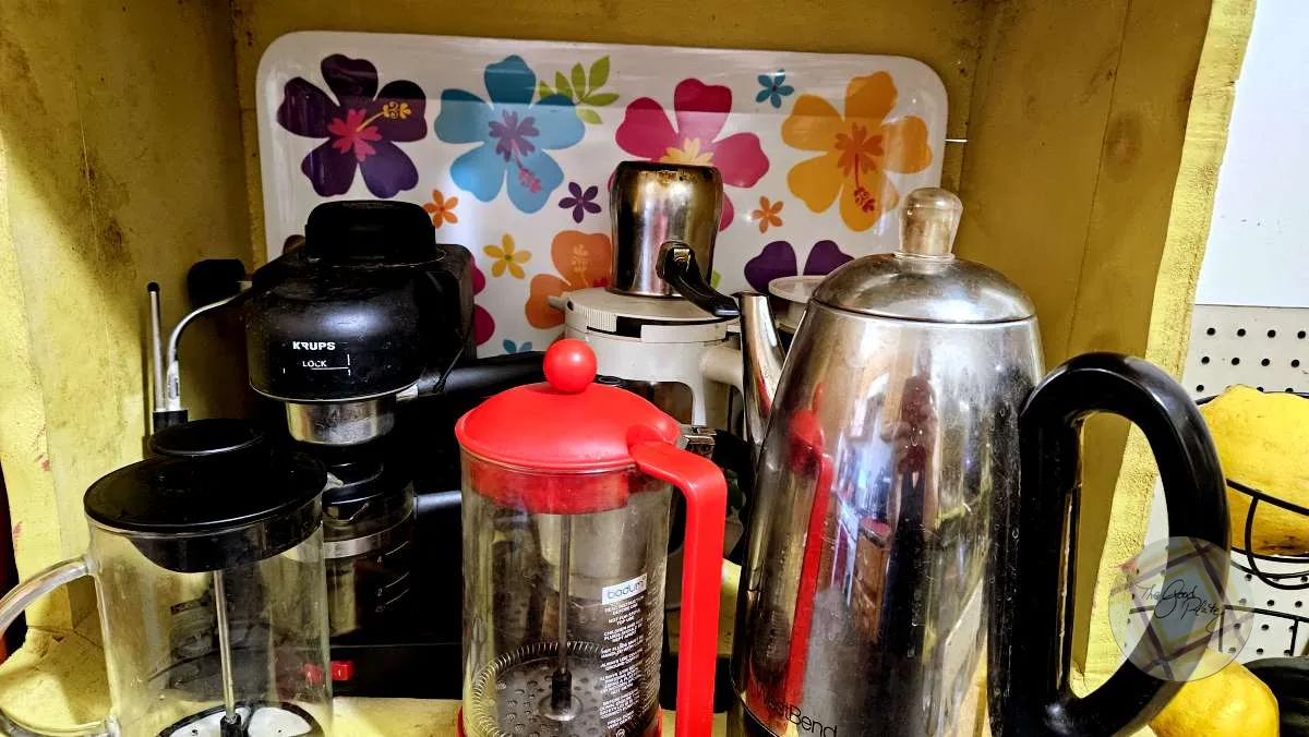 The Tiny Kitchen's coffee area