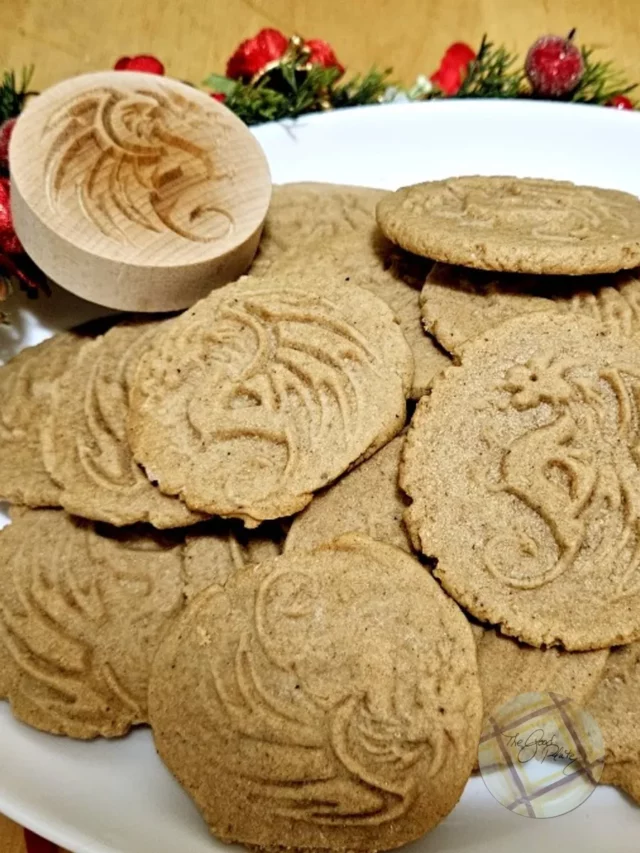 Pfeffernusse Spice Dragon Cookies Served Story