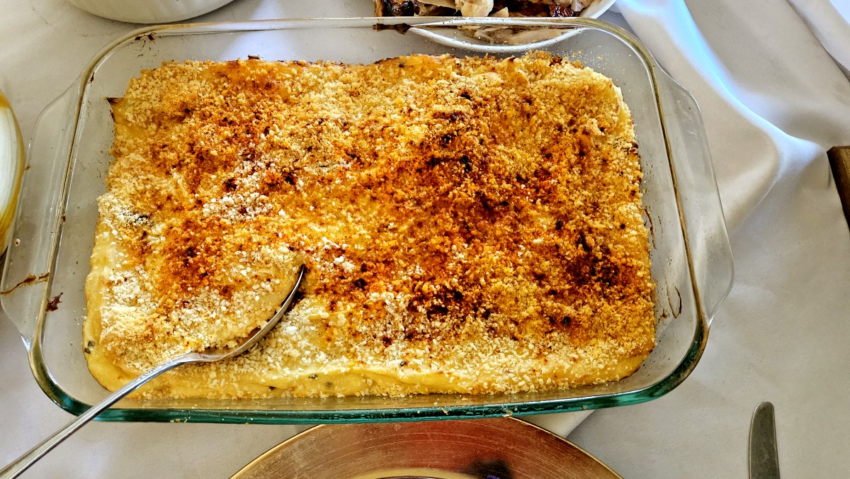 Mashed Cheesy Potato Casserole