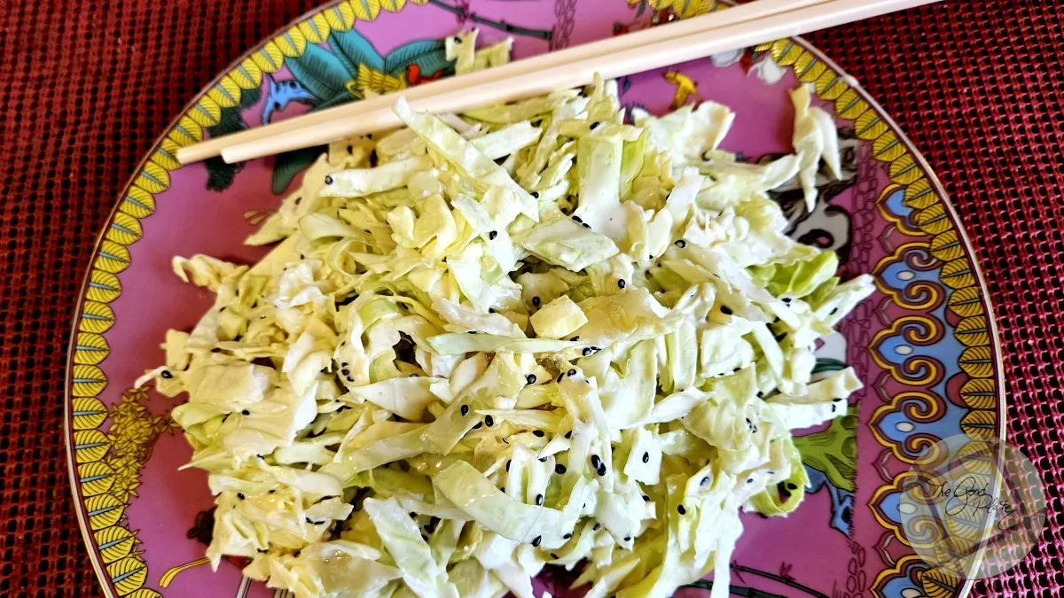 Asian Coleslaw Plated