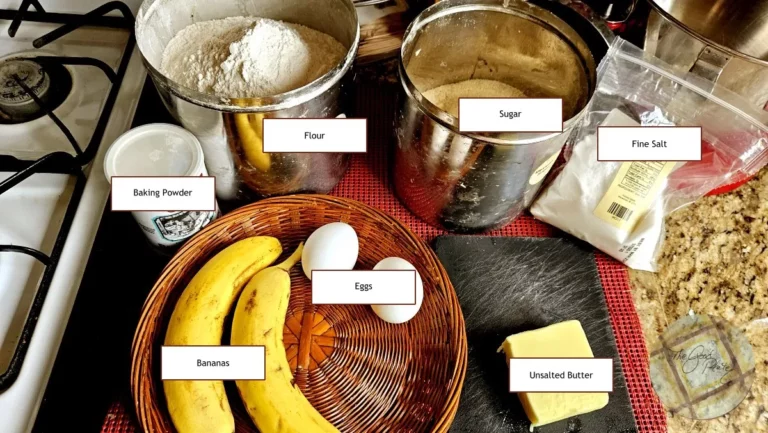 Banana Bread Mise En Place