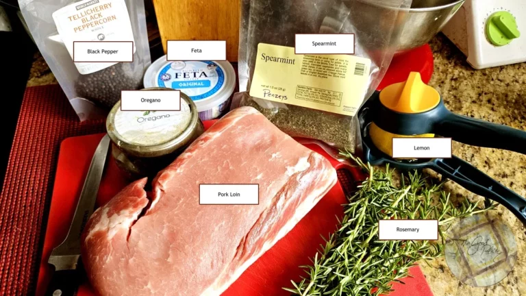 Reverse Sear Pork Roast Mise En Place