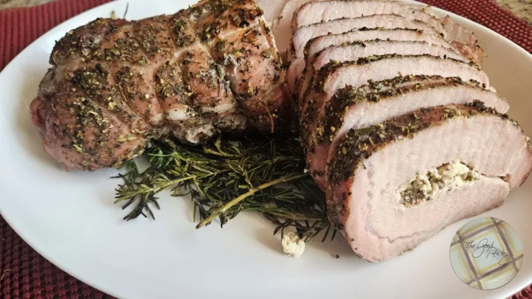 Reverse Sear Pork Roast Plated