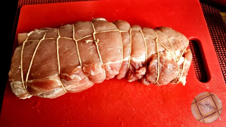 Reverse Sear Pork Roast Tied