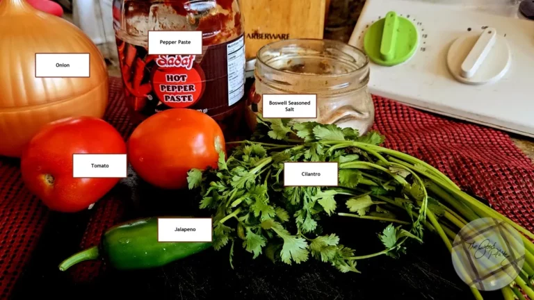 Fresh Salsa Mise En Place