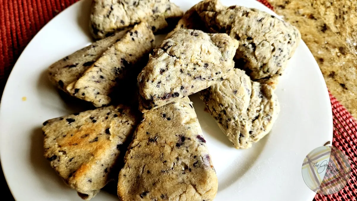 Blueberry Scones Plated