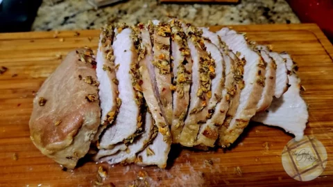 Fennel Pork Roast Served