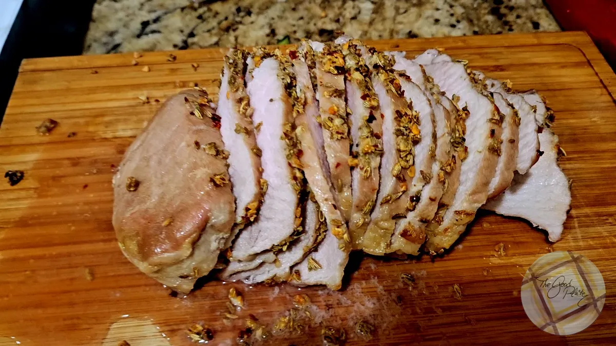 Fennel Pork Roast Sliced