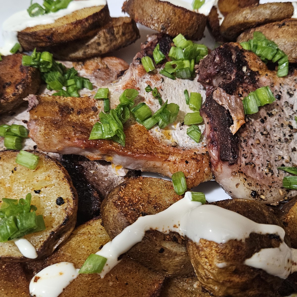 Pork Chops With Potatoes Featured