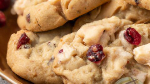 White Chocolate Cherry Cookies Featured