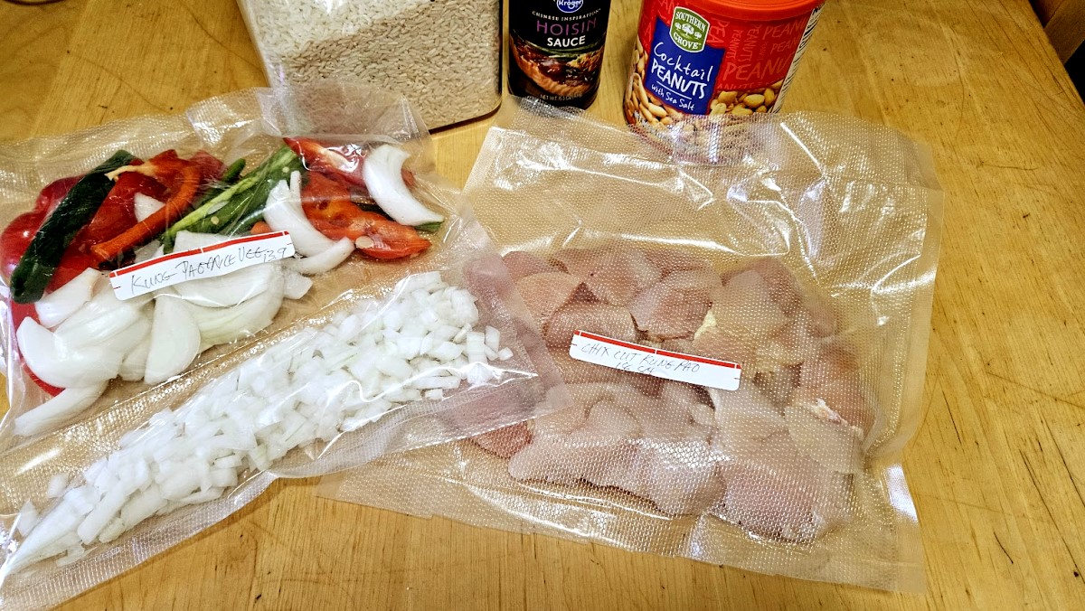 Vacuum Sealing Prep Kung Pao