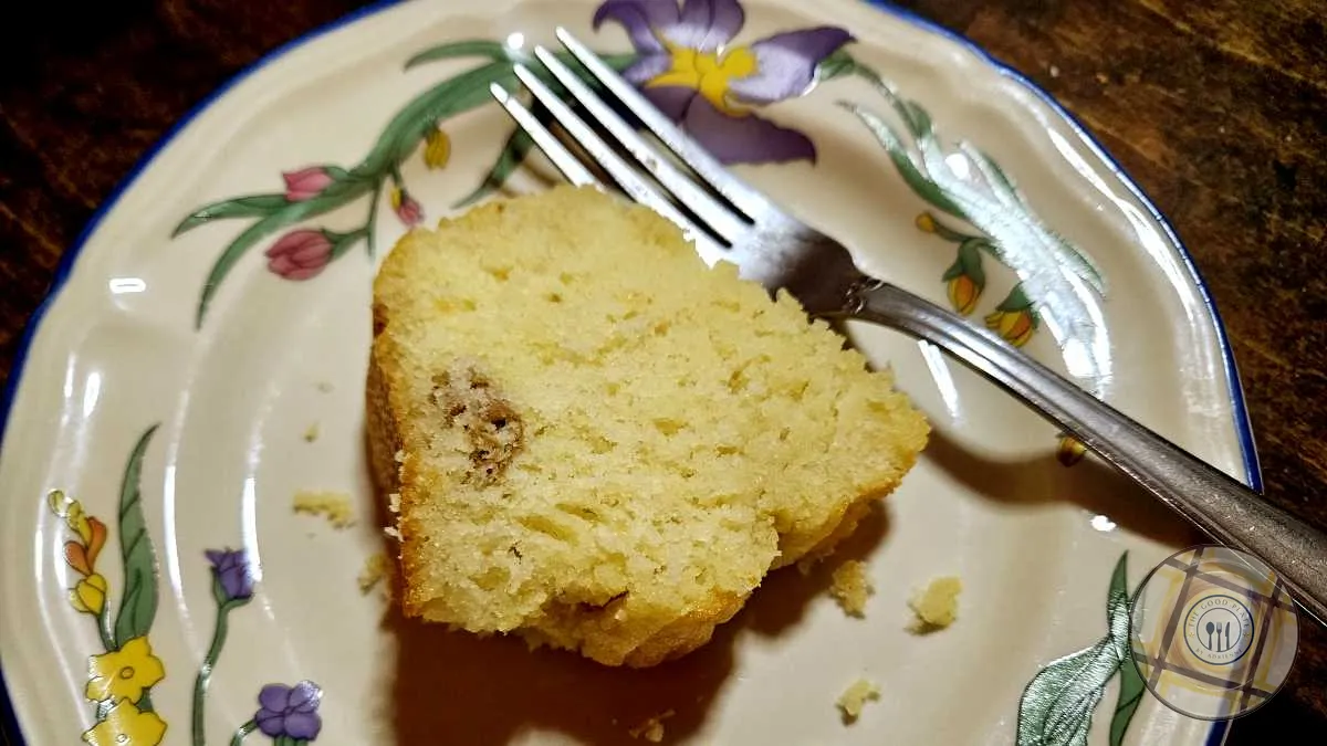 Rose Bliss Bundt Cake Plated