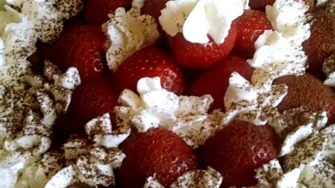 Strawberry Rose Tiramisu