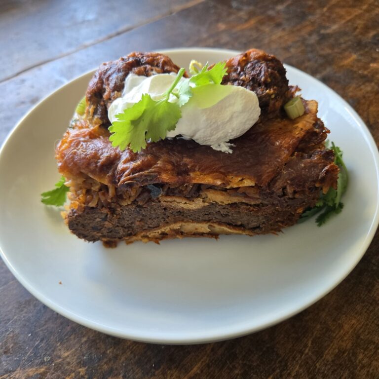 Enchilada Meatball Casserole