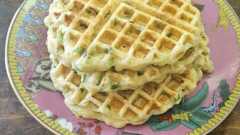 Scallion Waffles