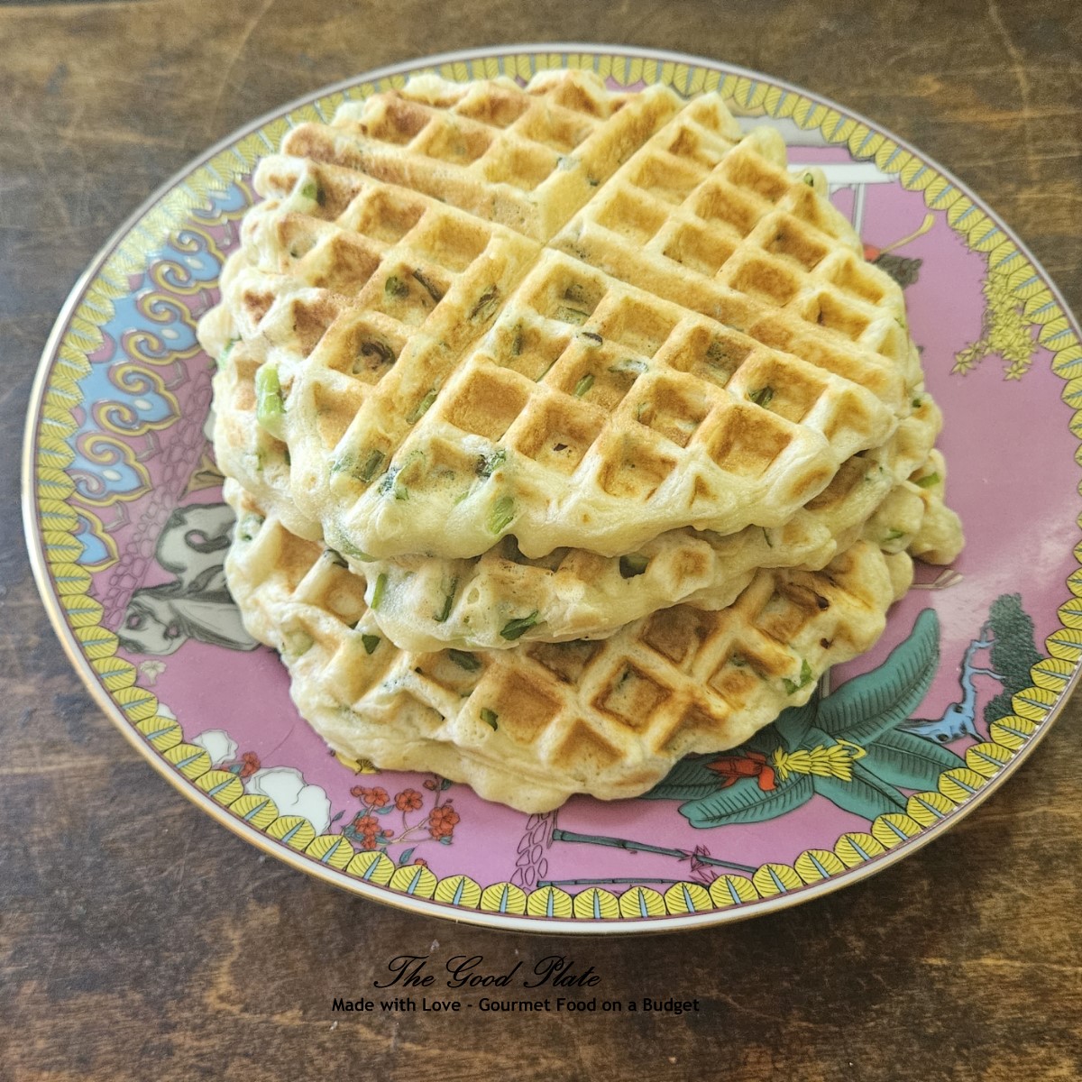 Scallion Waffles