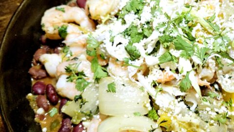 Brazilian Style Shrimp And Beans