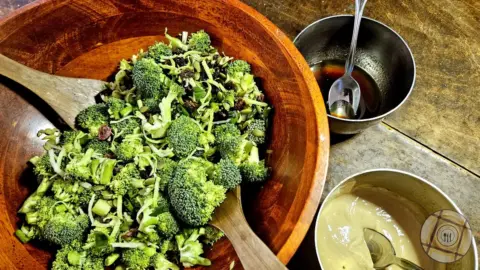 Broccoli Salad Plated