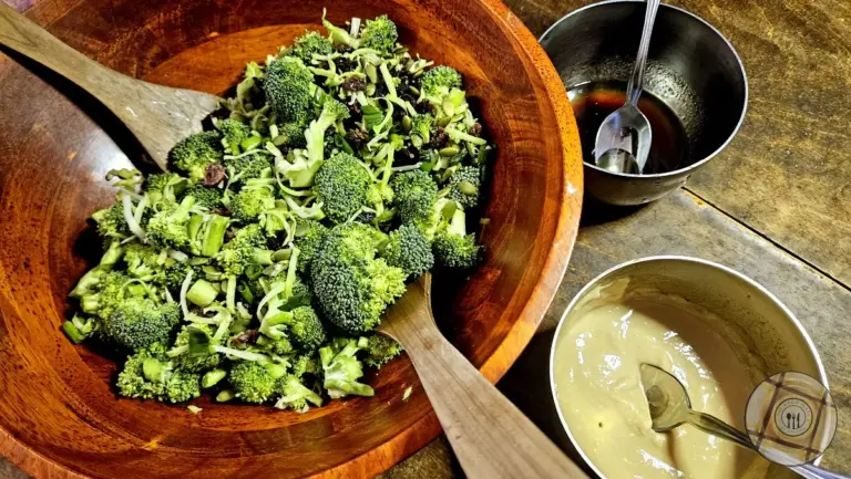 Broccoli Salad Served