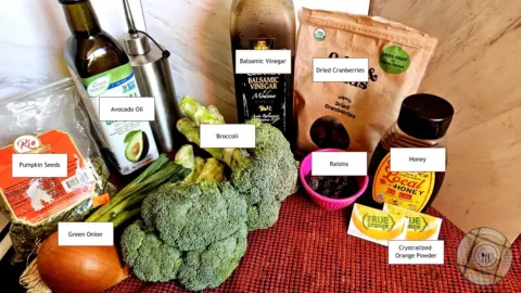 Broccoli Salad Viniagrette Ingredients