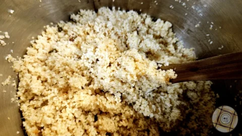 Bulgar Pilaf With Chicken Fluffed