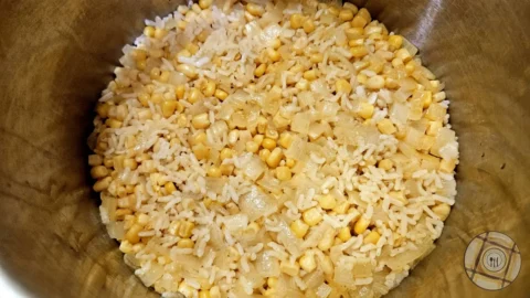 Elotes Risotto Cooked