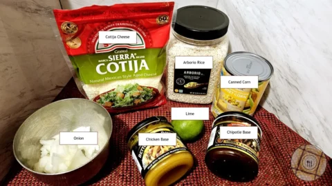 Elotes Risotto Ingredients