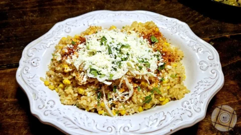 Elotes Risotto Served