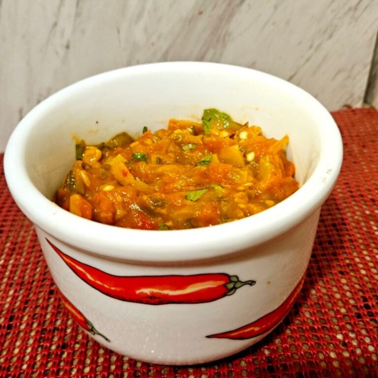 Savory Roasted Salsa And Leek Jam