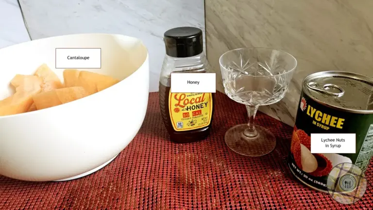 Cantaloupe Lychee Sorbet Ingredients