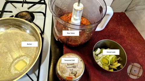 Savory Roasted Salsa And Leek Jam Saute