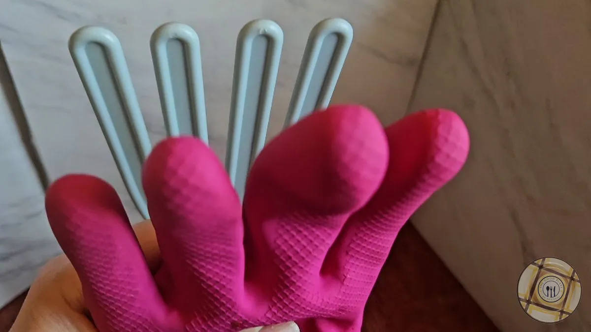 Glove Holder On