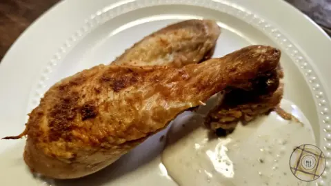 Inside Out Buffalo Chicken Plated