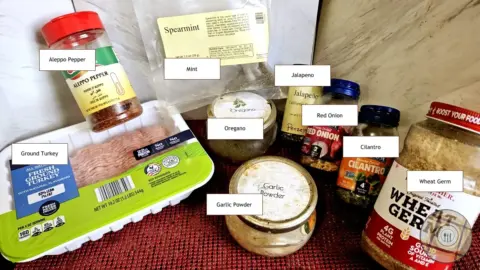 Rosemarie Turkey Burger Ingredients