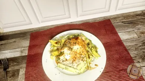 Baked Salmon Sushi Stack Plated
