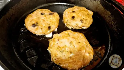 Curry Chicken Burger Cooking
