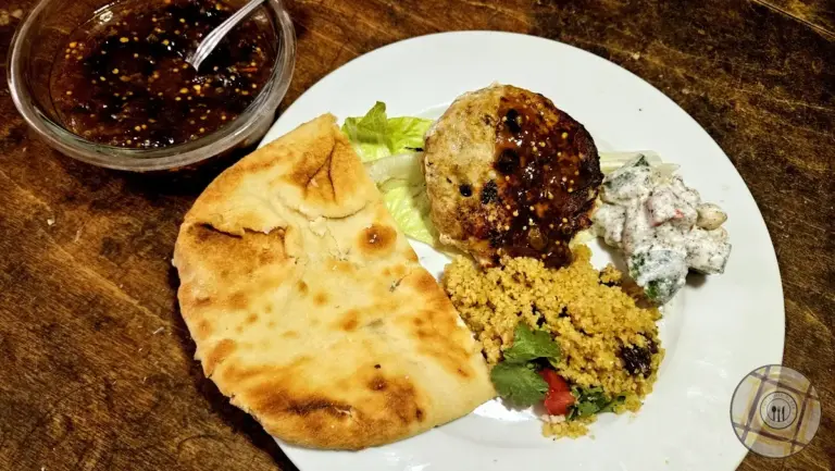 Curry Burger Plated