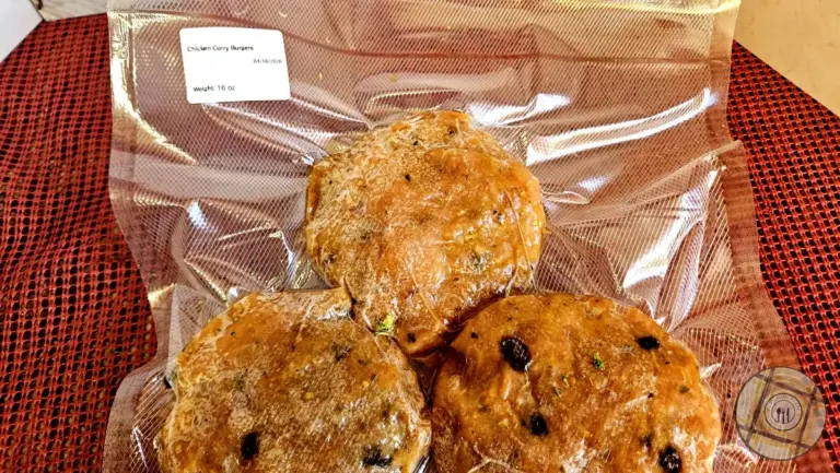 Curry Burger Prepped