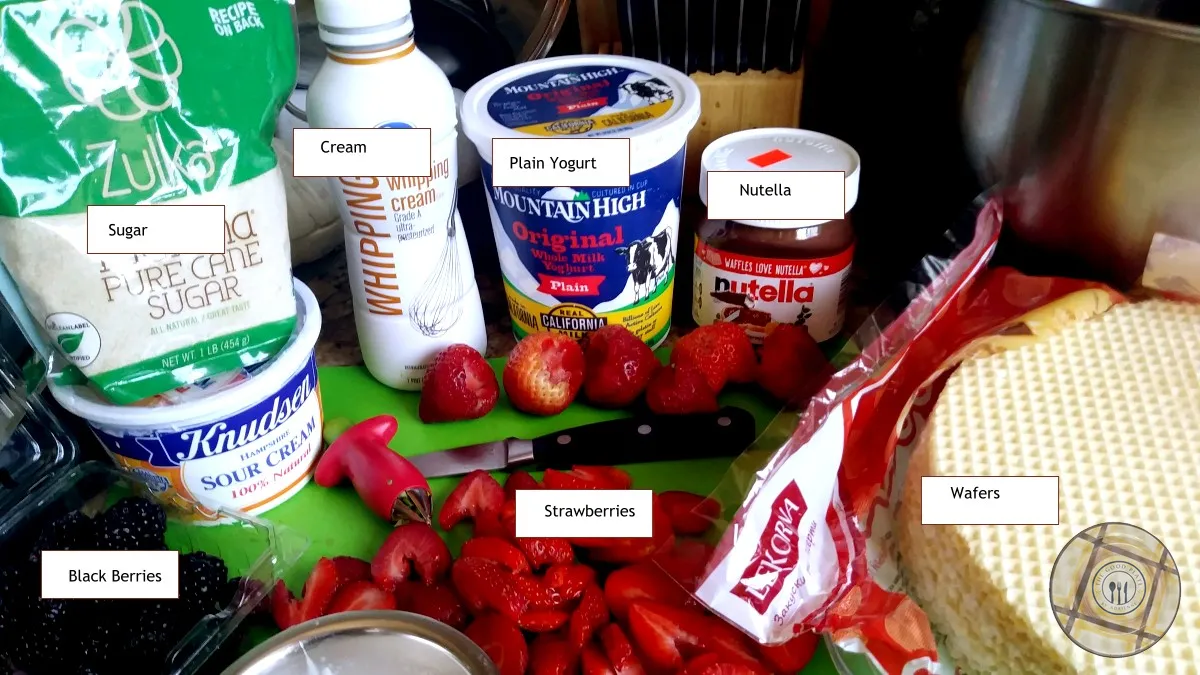 Wafer Torte Ingredients