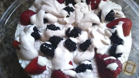 Wafer Torte Served